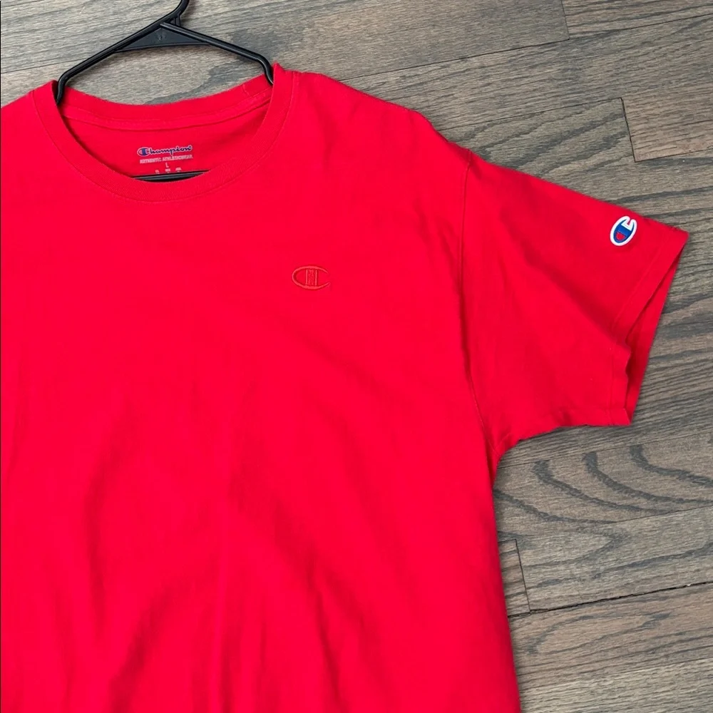 Champion Men's Bold Red Tee - Picture 5 of 9